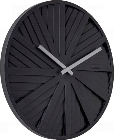 Designové nástěnné hodiny 5839BK Karlsson 40cm