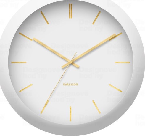 Designové nástěnné hodiny 5840WH Karlsson 40cm