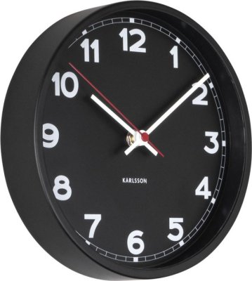 Designové nástěnné hodiny 5846BK Karlsson 22cm