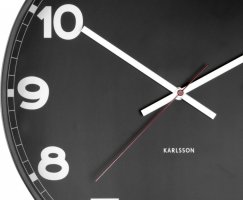Designové nástěnné hodiny 5847BK Karlsson 41cm
