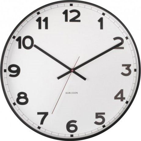 Designové nástěnné hodiny 5847WH Karlsson 41cm