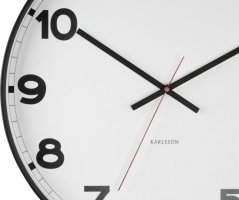 Designové nástěnné hodiny 5847WH Karlsson 41cm