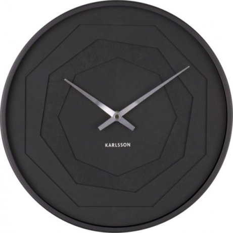Designové nástěnné hodiny 5850BK Karlsson 30cm