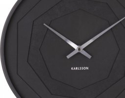 Designové nástěnné hodiny 5850BK Karlsson 30cm