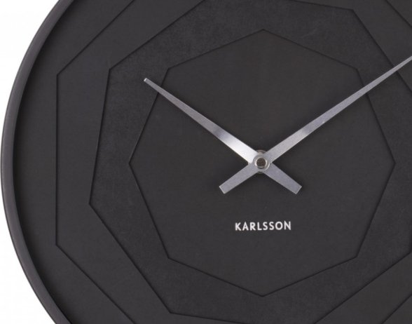 Designové nástěnné hodiny 5850BK Karlsson 30cm