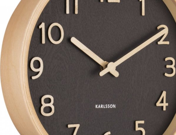 Designové nástěnné hodiny 5851BK Karlsson 22cm