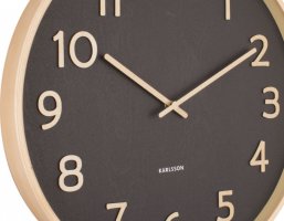 Designové nástěnné hodiny 5852BK Karlsson 40cm