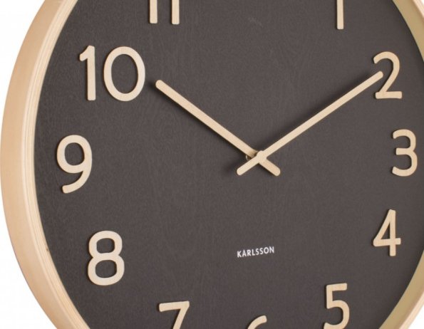 Designové nástěnné hodiny 5852BK Karlsson 40cm