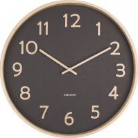 Designové nástěnné hodiny 5852BK Karlsson 40cm