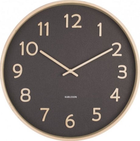 Designové nástěnné hodiny 5852BK Karlsson 40cm