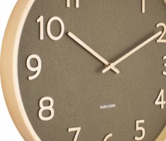 Designové nástěnné hodiny 5852MG Karlsson 40cm