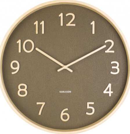 Designové nástěnné hodiny 5852MG Karlsson 40cm
