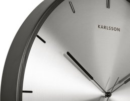 Designové nástěnné hodiny 5864SI Karlsson 40cm