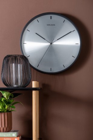 Designové nástěnné hodiny 5864SI Karlsson 40cm