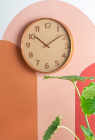 Designové nástěnné hodiny 5872SB Karlsson 40cm