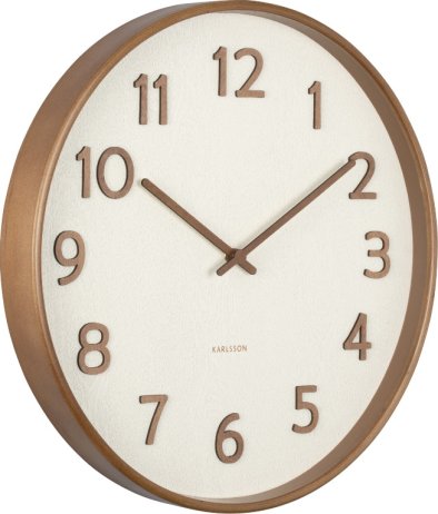 Designové nástěnné hodiny 5872WH Karlsson 40cm