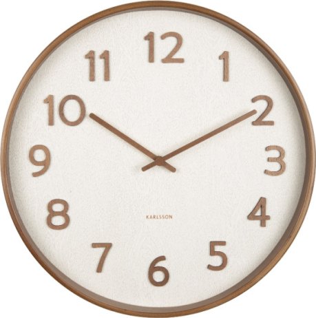 Designové nástěnné hodiny 5872WH Karlsson 40cm