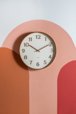 Designové nástěnné hodiny 5872WH Karlsson 40cm