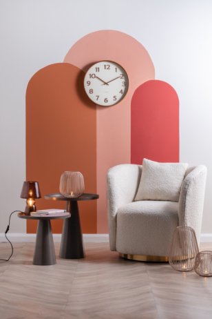 Designové nástěnné hodiny 5872WH Karlsson 40cm