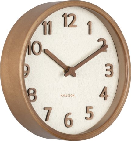 Designové nástěnné hodiny 5873WH Karlsson 22cm