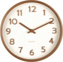 Designové nástěnné hodiny 5873WH Karlsson 22cm