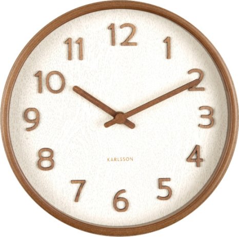 Designové nástěnné hodiny 5873WH Karlsson 22cm