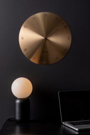 Designové nástěnné hodiny 5888GD Karlsson 40cm