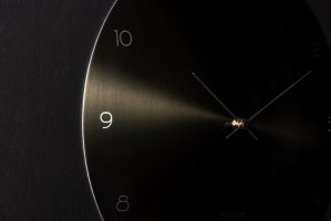 Designové nástěnné hodiny 5888GM Karlsson 40cm