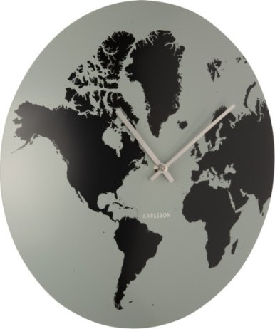 Designové nástěnné hodiny 5889GR Karlsson 40cm