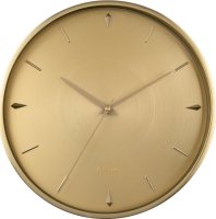 Designové nástěnné hodiny 5896GD Karlsson 30cm