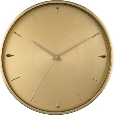 Designové nástěnné hodiny 5896GD Karlsson 30cm