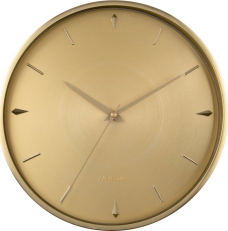 Designové nástěnné hodiny 5896GD Karlsson 30cm