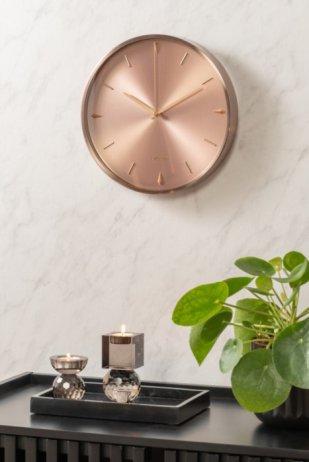 Designové nástěnné hodiny 5896RG Karlsson 30cm
