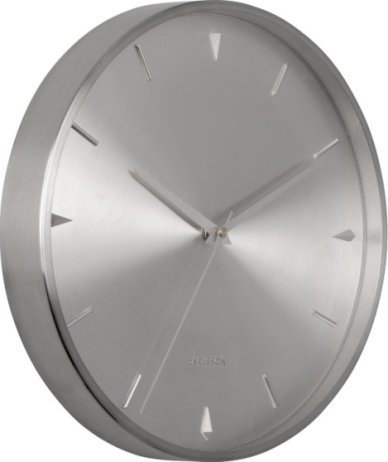Designové nástěnné hodiny 5896SI Karlsson 30cm