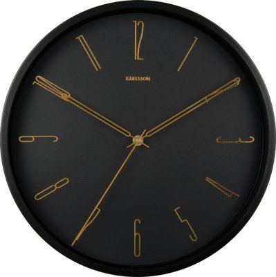 Designové nástěnné hodiny 5898BK Karlsson 35cm