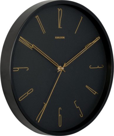 Designové nástěnné hodiny 5898BK Karlsson 35cm