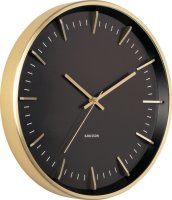 Designové nástěnné hodiny 5911GD Karlsson 35cm