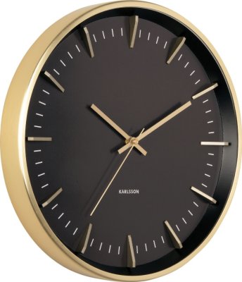 Designové nástěnné hodiny 5911GD Karlsson 35cm