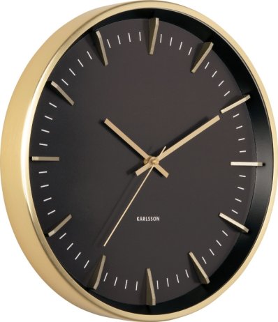 Designové nástěnné hodiny 5911GD Karlsson 35cm