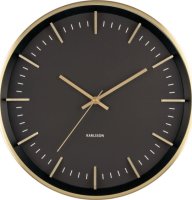 Designové nástěnné hodiny 5911GD Karlsson 35cm