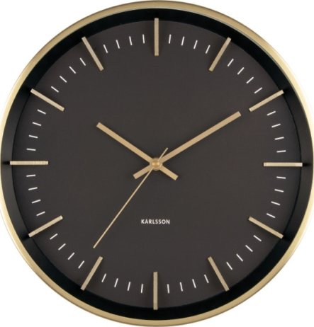 Designové nástěnné hodiny 5911GD Karlsson 35cm