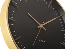 Designové nástěnné hodiny 5911GD Karlsson 35cm
