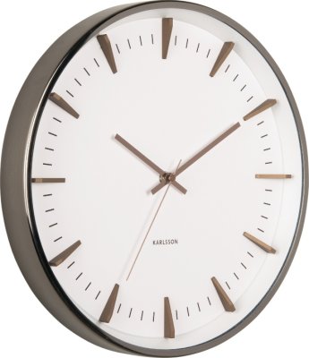 Designové nástěnné hodiny 5911GM Karlsson 35cm
