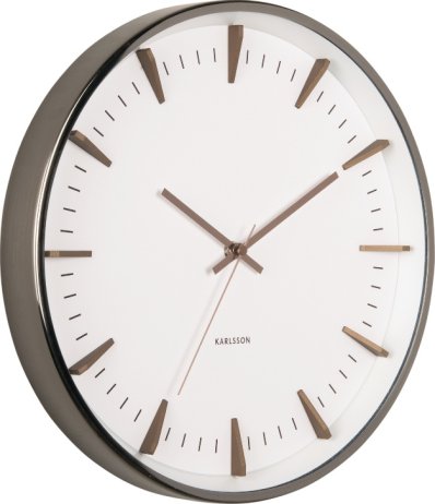Designové nástěnné hodiny 5911GM Karlsson 35cm