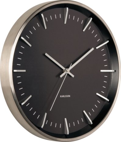 Designové nástěnné hodiny 5911SI Karlsson 35cm
