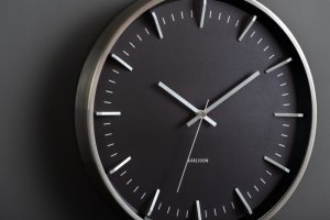 Designové nástěnné hodiny 5911SI Karlsson 35cm