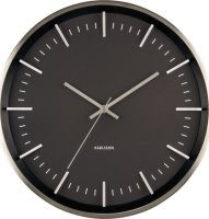 Designové nástěnné hodiny 5911SI Karlsson 35cm