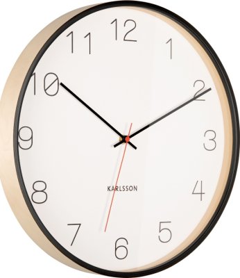 Designové nástěnné hodiny 5926BK Karlsson 40cm