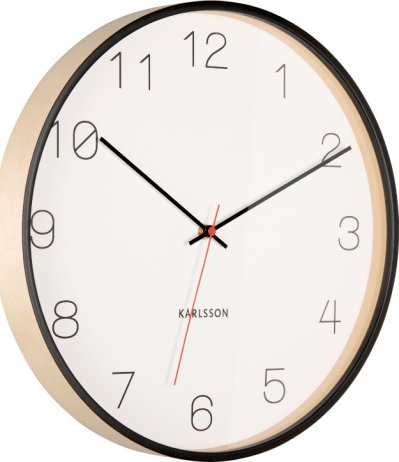 Designové nástěnné hodiny 5926BK Karlsson 40cm