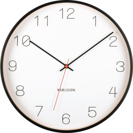 Designové nástěnné hodiny 5926BK Karlsson 40cm